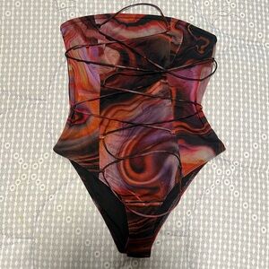 Caught in the moment, mesh bodysuit multicolor